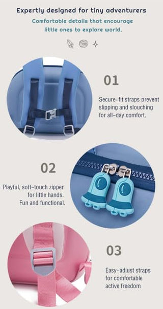 3D Moon & Space Design Hard Shell Backpack