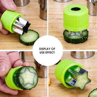 Cute Design Stainless Steel Cutter Set – Pack of 3 (Yellow)
