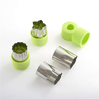 Cute Design Stainless Steel Cutter Set – Pack of 3 (Yellow)