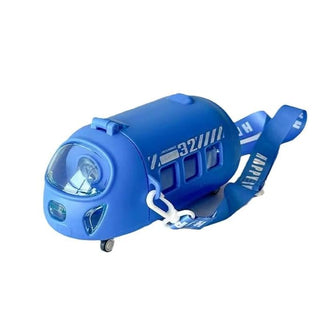 Bullet Train-Shaped Kids Water Bottle with Strap – 680ml