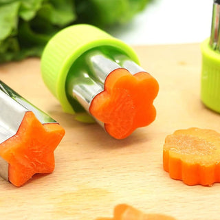 Cute Design Stainless Steel Cutter Set – Pack of 3 (Yellow)