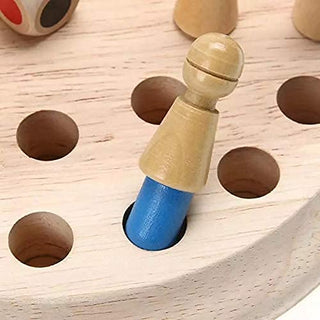 Wooden Memory Matchstick Chess Game, Multicolor Kids Intelligence Game (Pack Of 5/10)