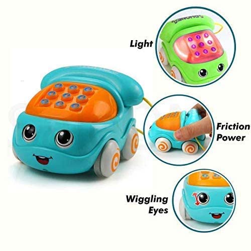 Fun-Tastic Toddler Musical Light Telephone Car: Engaging Playtime with Lights & Tunes