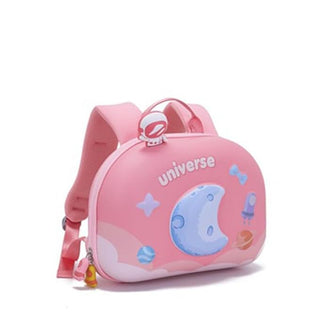 3D Moon & Space Design Hard Shell Backpack