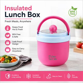 500ML Stainless Steel Food Jar – Leakproof & Portable