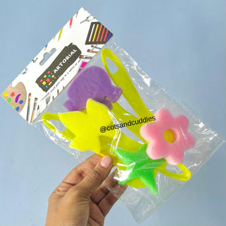 4pc Painting Sponge Set For Art & Craft