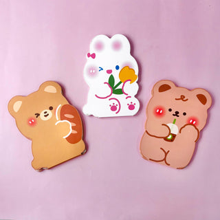 Cute Animal Design Cutout Mirror for Home Decor (Random) 1pc