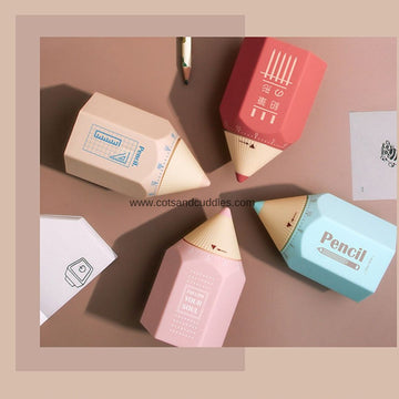 Pencil-Shaped Dial Timer: Compact, Portable, and Easy-to-Use with Audible Alert