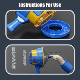 Air Cannon Design Bubble Gun for Kids