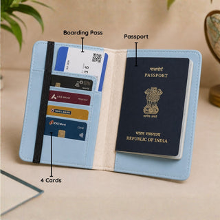 Personalized Passport Cover & Luggage Tag  for Kids | Custom Name Travel Accessories (Space Galaxy) (PREPAID ONLY)