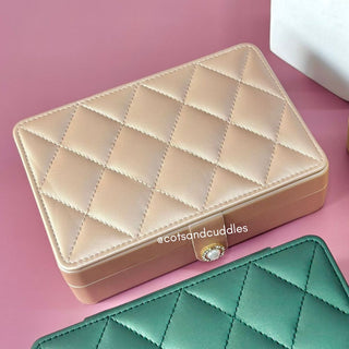 Premium Quality Rectangle Jewellery Box (Random Colour)