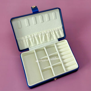 Premium Quality Rectangle Jewellery Box (Random Colour)
