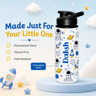 Personalized Water Bottle for Kids - Astronaut (PREPAID ONLY)