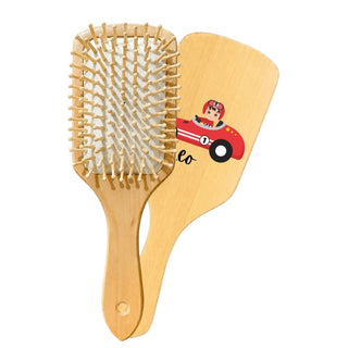 Personalized Wooden Hair Brush for Kids - Sports Car (PREPAID ONLY)