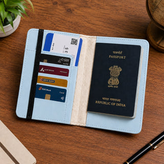 Personalized Passport Cover & Luggage Tag  for Kids | Custom Name Travel Accessories (Space Galaxy) (PREPAID ONLY)