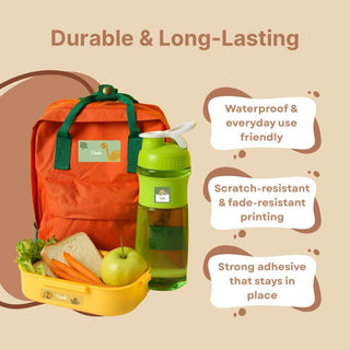 Personalized Name Labels Combo - Dino Roar - Pack of 54 (PREPAID ORDER)