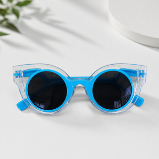 Kids Colorful Round Sunglasses – UV Protection Fun Shades for Boys & Girls