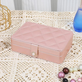Premium Quality Rectangle Jewellery Box (Random Colour)
