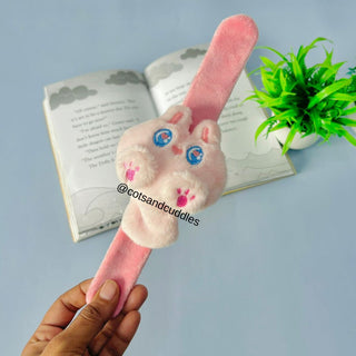Cute Design Soft Plush Slap Band for Kids (1pc)