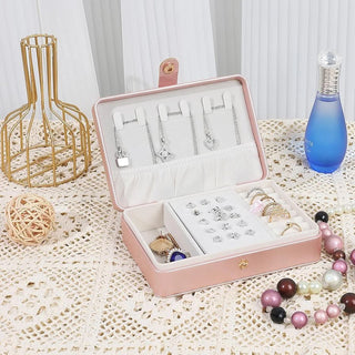 Premium Quality Rectangle Jewellery Box (Random Colour)