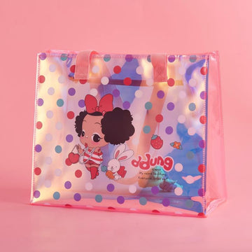 Premium Quality Large Capacity Printed Multipurpose Holographic Tote Bag