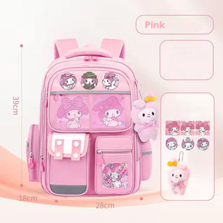 Cute Cartoon Design Backpacks with Multiple Pocket for Kids (Melody)