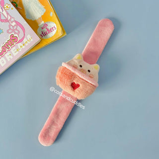 Cute Design Soft Plush Slap Band for Kids (1pc)