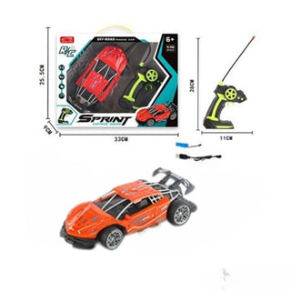Sprint 1:16 Scale Rechargeable RC Racing Car with Remote Control