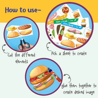 CUT & GLUE ACTIVITY - FOOD