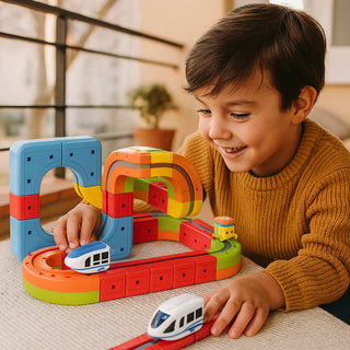 High-Tech DIY Magnetic Train Building Blocks – Electric Anti-Gravity Track Set