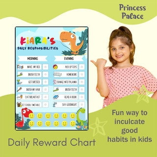 Daily Reward Chart Personalised Roar and explore (PREPAID ONLY)