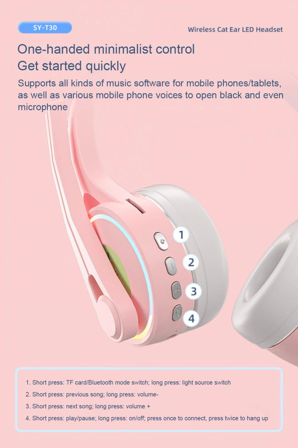 Cat gaming headset 2025