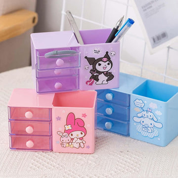 Hello Kitty and Friends Cartoon Desktop Storage Box