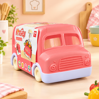 18 Pieces Food Truck Kitchen Play Set