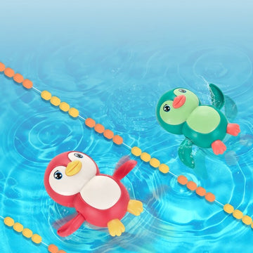 Winding Chain Floating Penguin Bath Toy: Making Bath time Fun and Playful
