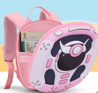 3D Steering Wheel Hard Shell Backpack – Kids School Bag