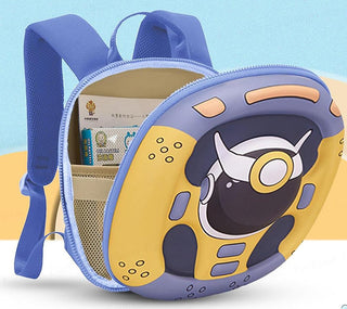 3D Steering Wheel Hard Shell Backpack – Kids School Bag