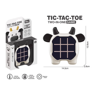 Animal Design 3-in-1 Electronic Tic Tac Toe & Memory Game Puzzle Console for Kids
