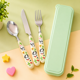 Kids Stainless Steel Cutlery Set — Safe, BPA-Free & Giftable