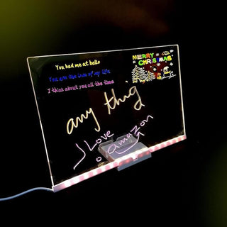 DIY 3D Acrylic LED Writing Message Board for Kids