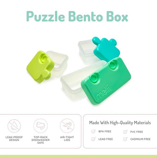 Puzzle Bento Lunch Box – Leak-Proof, BPA-Free Kids Lunch Container Set