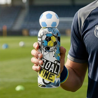 Football Cap Stainless Steel Water Bottle for Kids