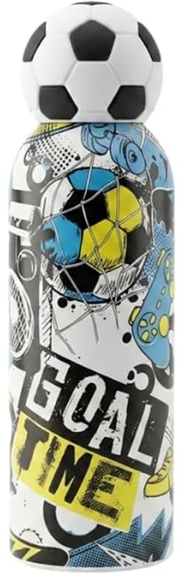 Football Cap Stainless Steel Water Bottle for Kids