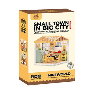 Mini Kitchen DIY Playset | 125-Piece Pretend Cooking Kit for Kids