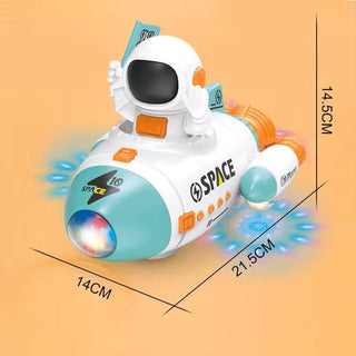 Space Rocket Car Musical Toy with Lights & Sound
