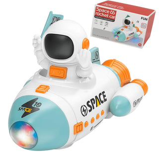 Space Rocket Car Musical Toy with Lights & Sound