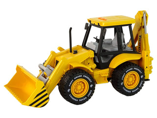 2-in-1 Excavator & Bulldozer Toy with Lights & Sound (Small)