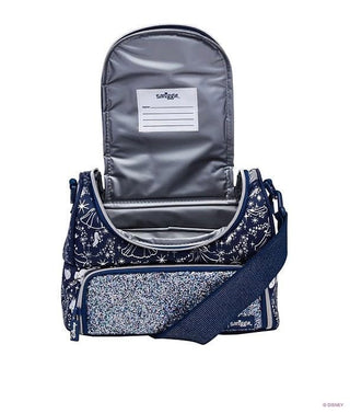 Disney Princess Cinderella Lunch Bag | Insulated Dual Compartment with Glitter & Shoulder Strap