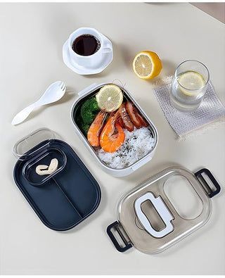 Cute Panda Stainless Steel Kids Lunch Box with Pouch – 700ML