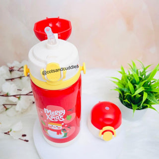 christmas water bottle 450ml
